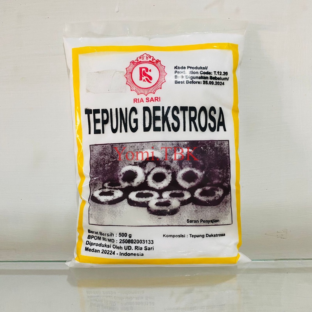 

RIA SARI Tepung Dekstrosa/Dusting Powder/Tepung Gula Halus/Tepung Dingin - 500gr
