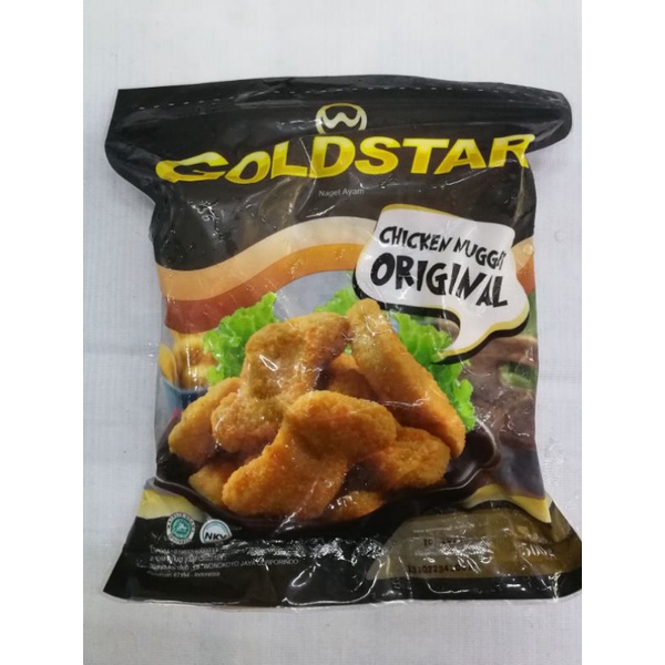 

Goldstar chicken nugget 500gr naget ayam frozen