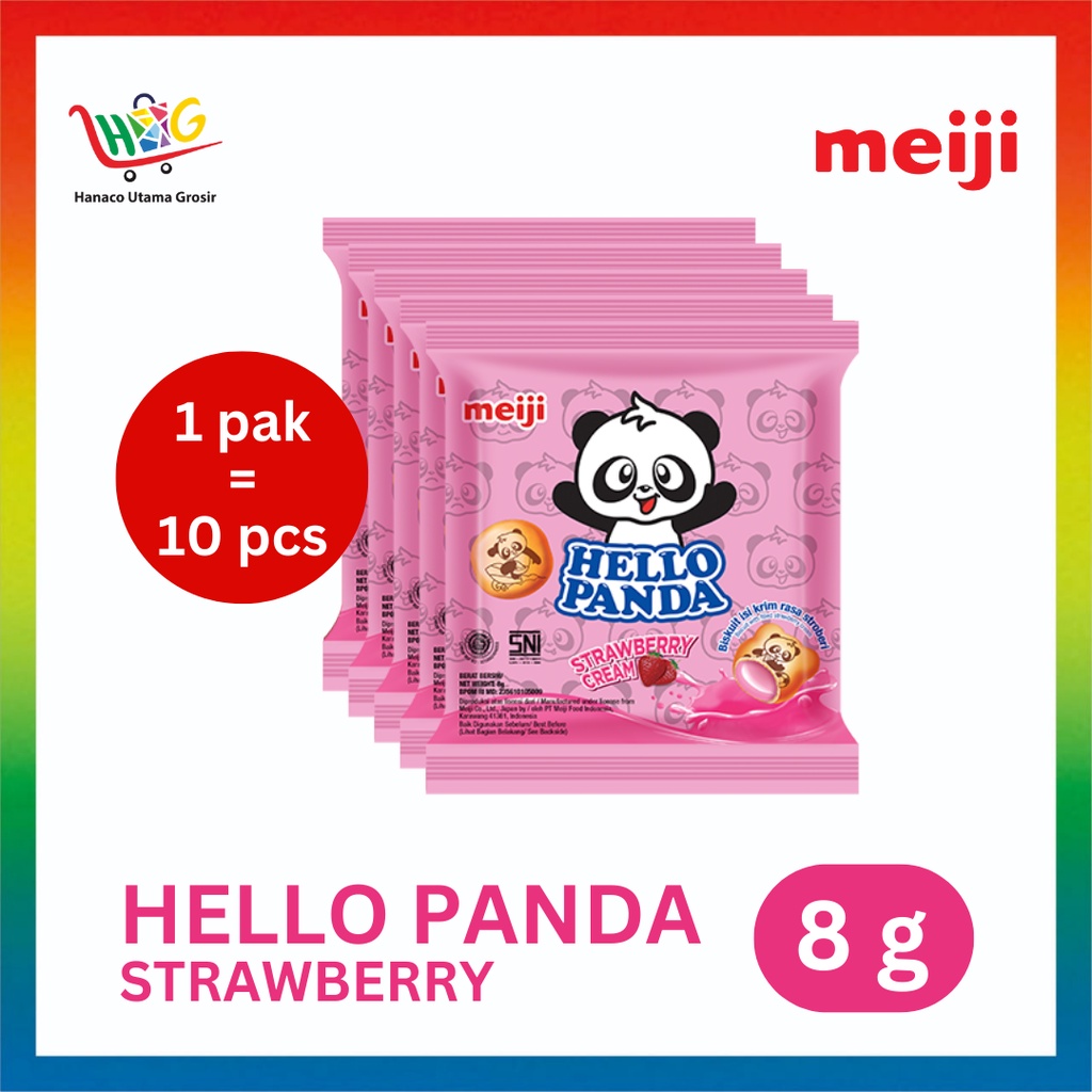 Hello Panda Renceng / renteng 8 gram (1 PAK =10 PCS)