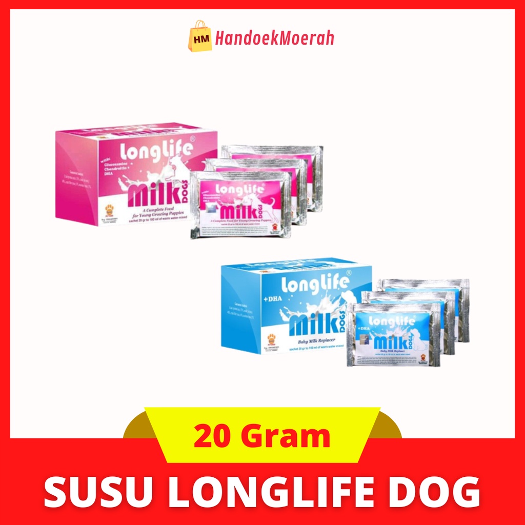 Susu Anjing LONG LIFE 20 Gram / Dog Milk Murah