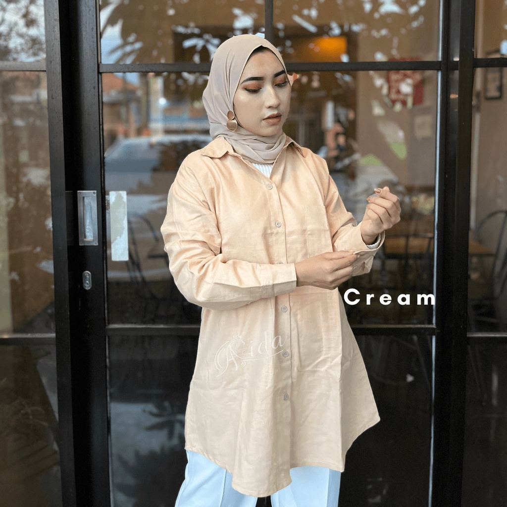 Aile Tunik Linen 1 Saku Premium