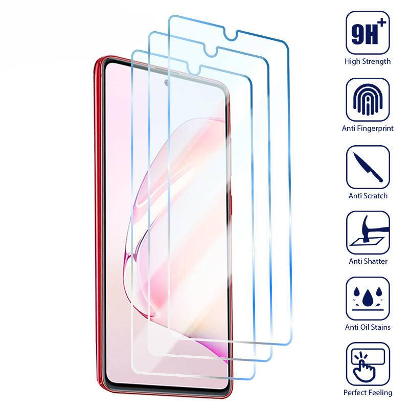 3pcs Pelindung Layar Tempered Glass Untuk Samsung Galaxy A10 A10e A10s A20 A20e A30 A30s A40 A40s A50 A50s A70 A70s S20 S6 S7 FE Lite 5G