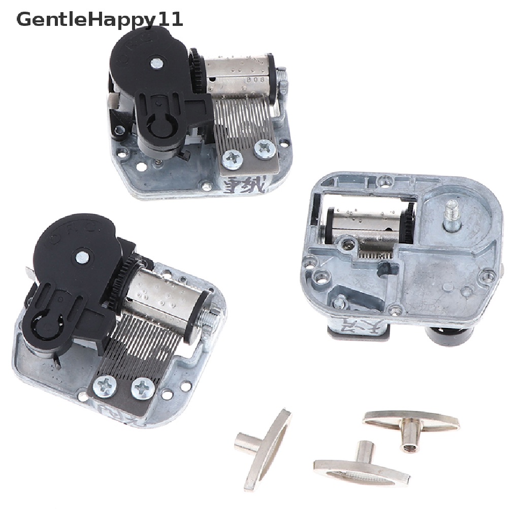 Gentlehappy Mekanik DIY Windup Kotak Musik Sankyo Musical Movement+Key id