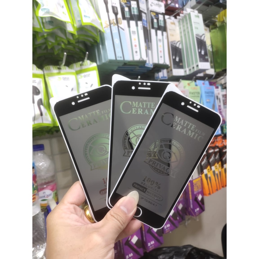 Ceramic Privacy VIVO Y12 Y17 Tempered Glass Ceramic SPY VIVO Y12 Y17 Non Pack