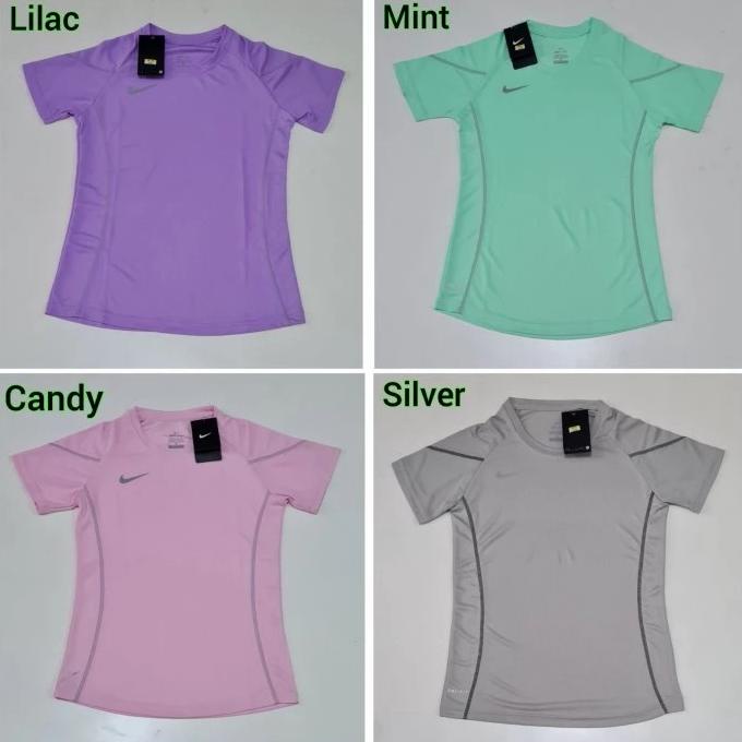Kaos Olahraga Wanita Lengan Pendek Running Shirt Baju Senam Sport Wear