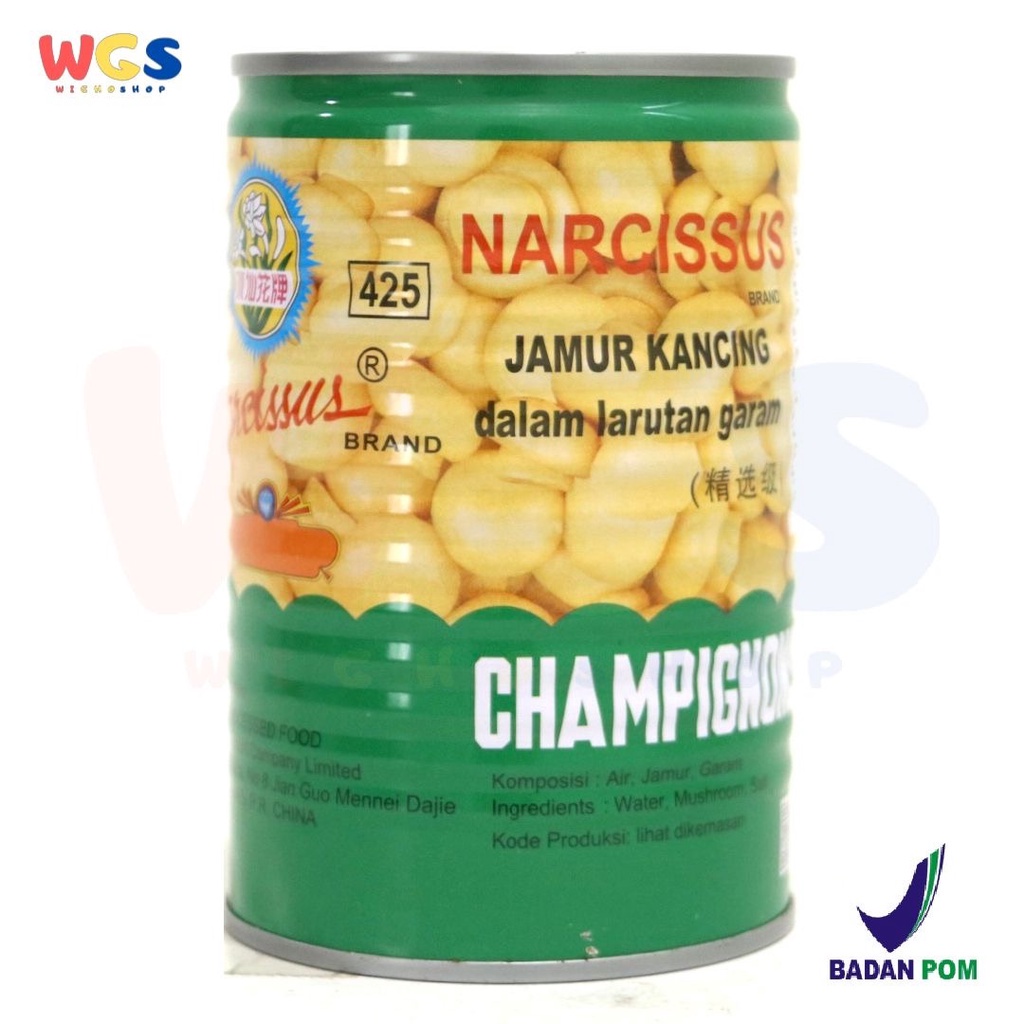 Narcissus Mushroom Champignons 425 gr - Jamur Kancing