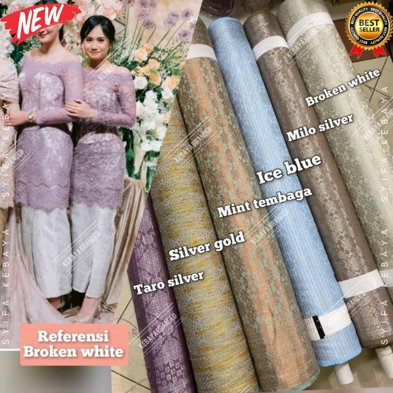KAIN SONGKET PALEMBANG/ Kain Songket Meteran/ Kain Songket Asli Premium /Bahan Kain Rok Kebaya Songk