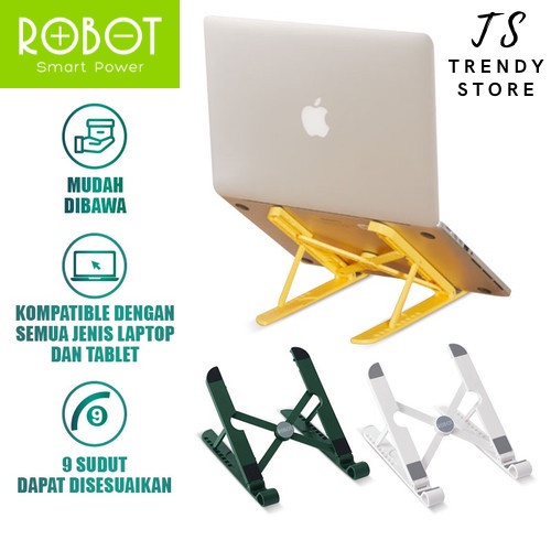 ROBOT Laptop Stand Holder Laptop Folding Lipat Stand Notebook RT-LS03