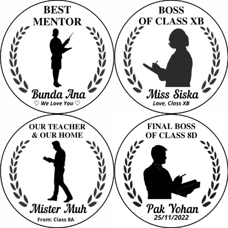 Medali Guru / Kado Guru / Hadiah Teacher Day