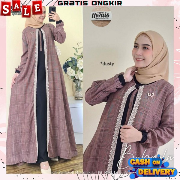 Gsmis Kekinian Terbatu Games Premium Import Elegan Gamis Syar'I Baju Kondangan Wanita Terbaru2023 Fa