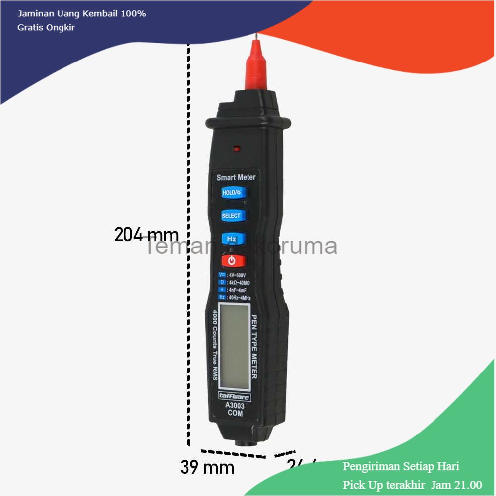 TD - PR2 Taffware ANENG Digital Multimeter Voltage Tester Pen - A3003