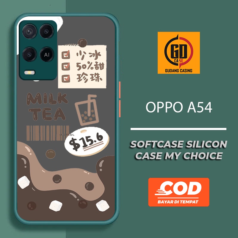 Case OPPO A54 Case Hp  OPPO A54 Case Mychoice Gudang Casing [MILKY] Casing Hp Aesthetic Kesing Hp Ka