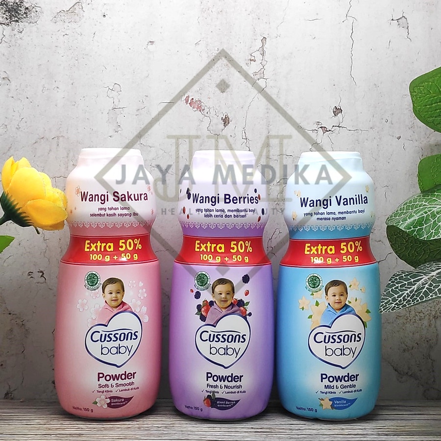 Cussons Baby Powder Extra 100 gr + 50 gr - Bedak Bayi