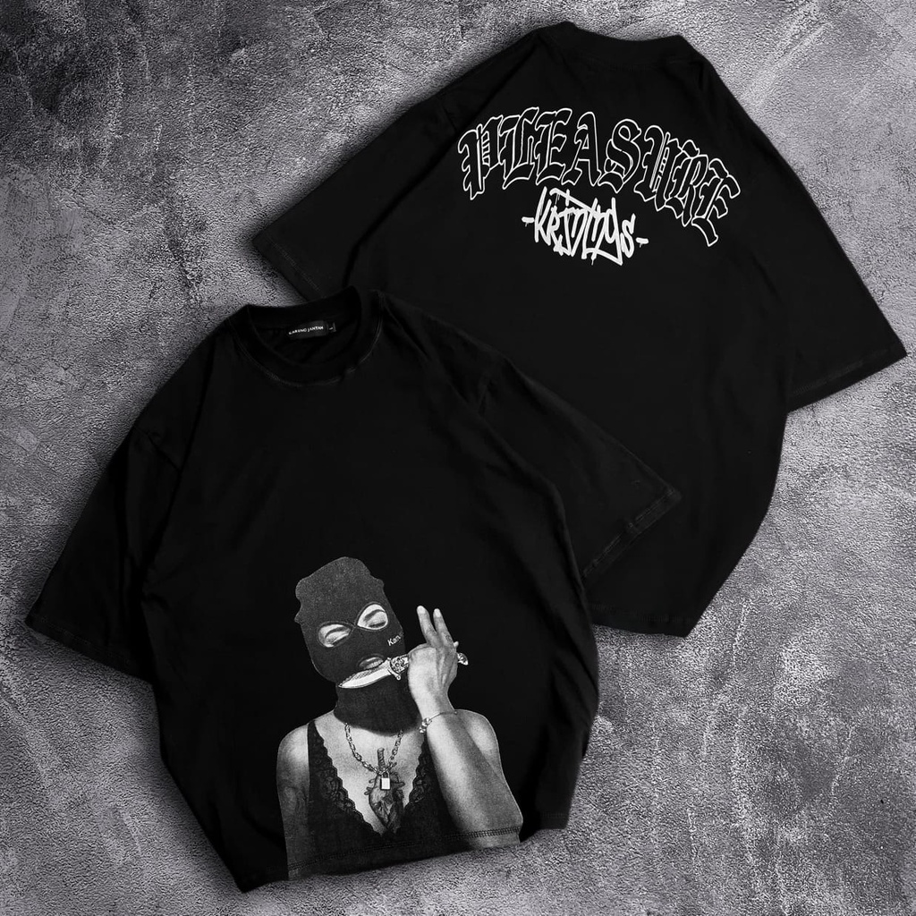 [Oversize] BAJU KAOS OVERSIZE / OVERSIZE T-SHIRT "cewek bertopeng"