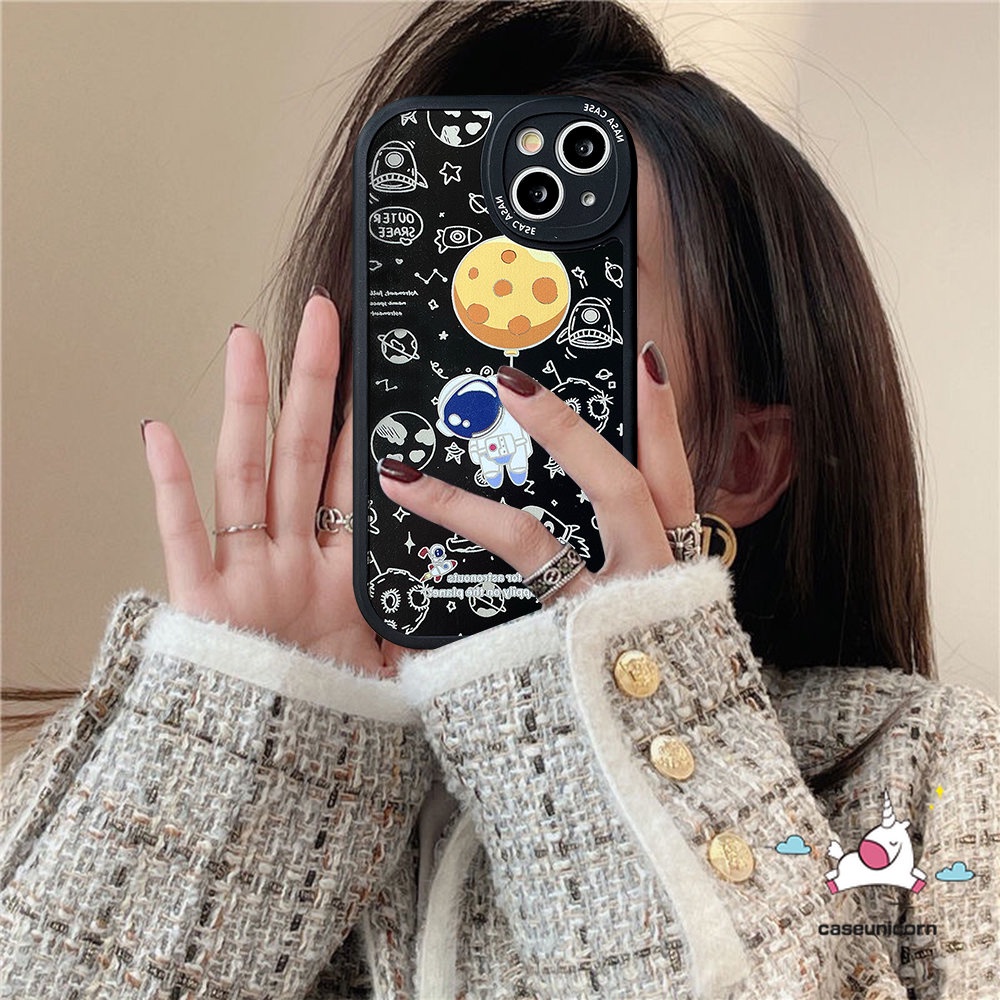 Soft Case TPU Motif NASA Cover IPhone 11 13 12 14 11 Pro MAX 14 Plus 6 6s 7 8 Plus XR X XS MAX SE 2020