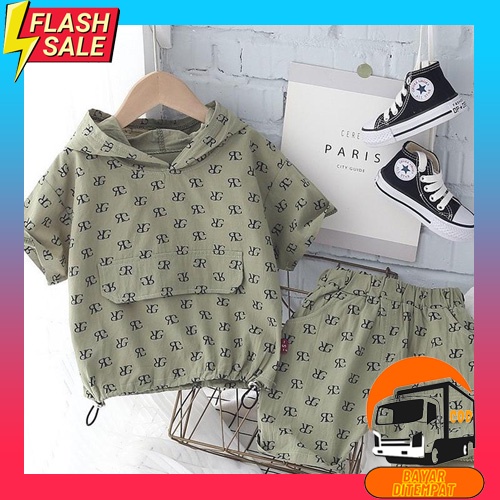 Setcel Baju Anak Import Laki Laki Setelan Anak Cowok Laki2 Kecil Korea Usia Umur 2 3 4 Tahun Thn Set