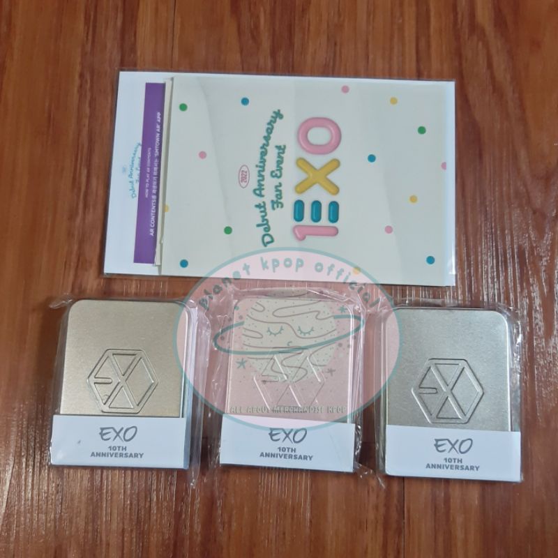 READY STOCK SEALED FULLSET EXO REPACKAGE PHOTOCARD SET A, B, C, AR TICKET SET SEALED D.O SEHUN MD EX