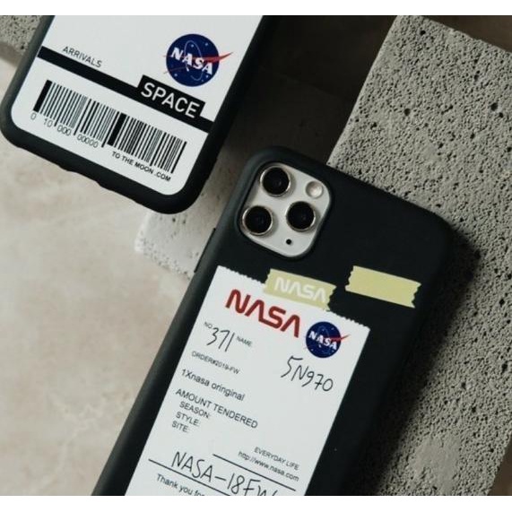 Nasa Ticket Case Realme 5 5i C2 C3 C11 C12 C15 7i C17 Casing Doff Soft - 18FW, 5 5i C3