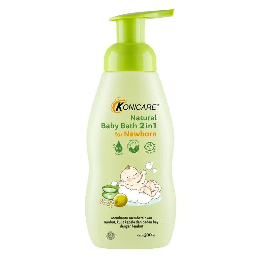 Konicare Natural Baby Bath 2 in 1 for New Born 300ml