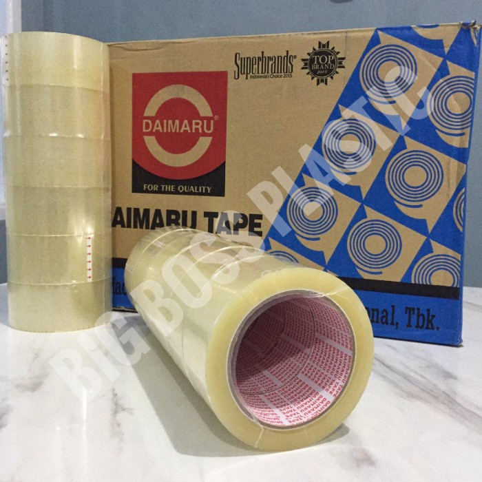 

Perekat Daimaru Original / Lakban 2 Inch / 48Mm X 90 Yard Bening