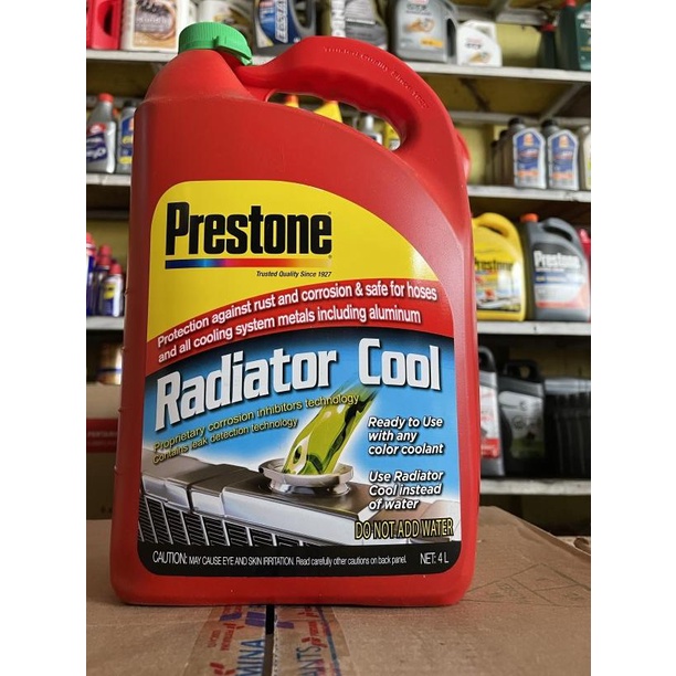 air radiator coolant prestone 4lt - Hijau