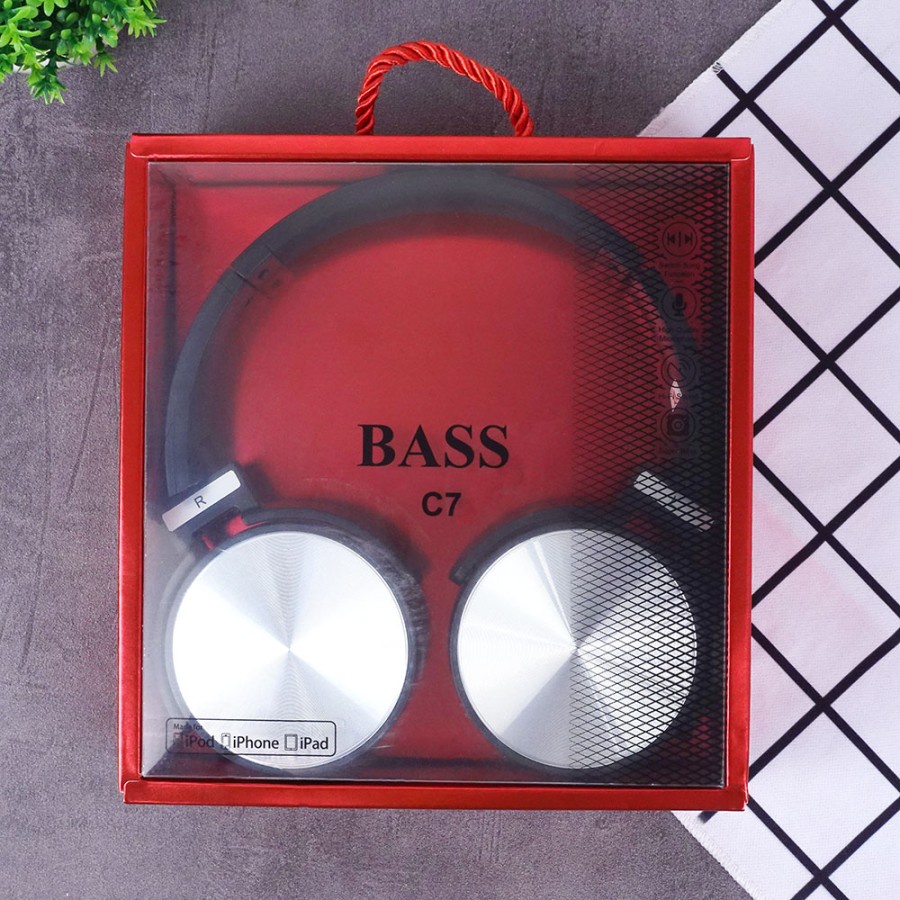HEADPHONE JBL C-7 HEADPHONE BASS JBL C-7 EARPHONE BASS HEADPHONE SUPER BASS