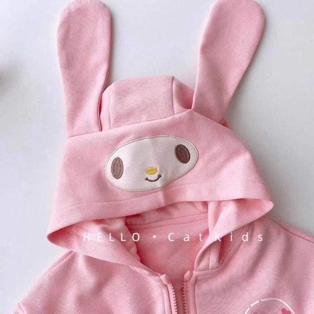 BAJU JAKET CINNAMOROLL MELODY KUROMI POMPOMPURIN OUTER ANAK PEREMPUAN OUTERWEAR IMPOR