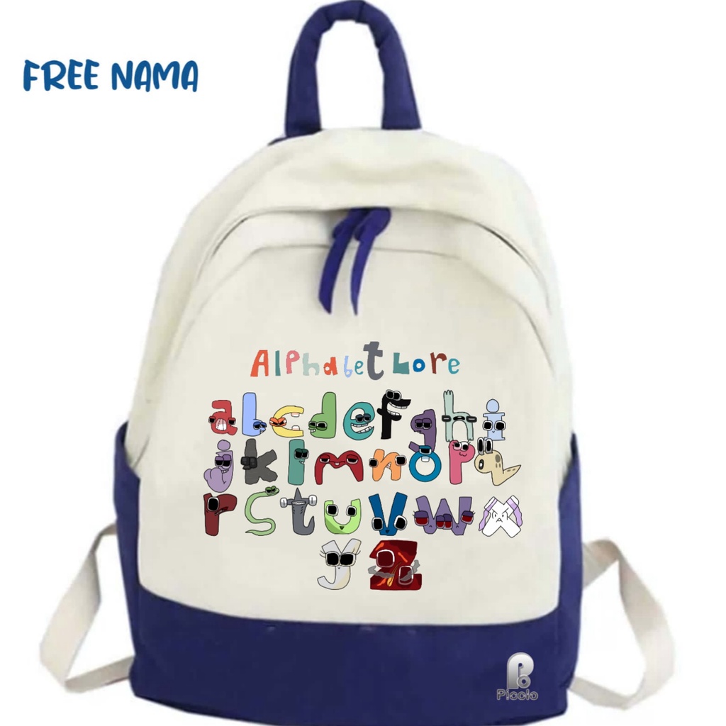 TAS RANSEL ANAK BACKPACK ANAK SEKOLAH ALPHABET LORE UNISEX