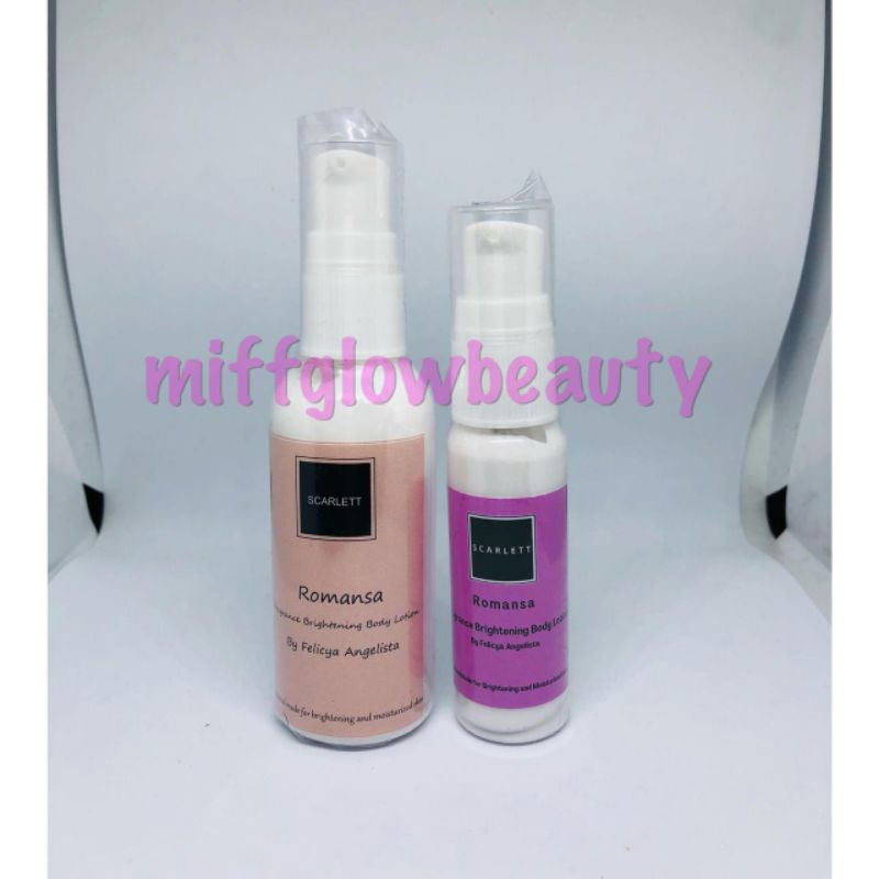 miffglow - [NEW LOVING] COD FULL SEGEL REAL PICT Scarlett mini scarlett whitening body lotion mini 30ml 60ml 100ml jolly romansa happy fantasia charming freshy lotion scarlet mini scarlett travel size scarlett mini series