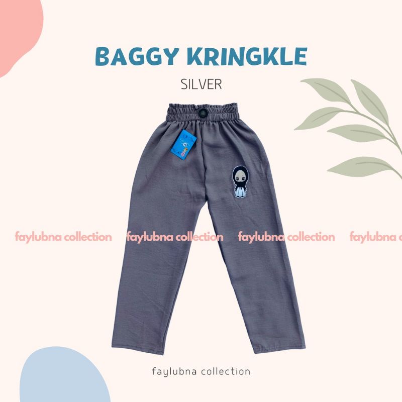 CELANA BAGGY CRINKLE ANAK 4-9 TAHUN / BAGGY CRINKLE ANAK TERBARU