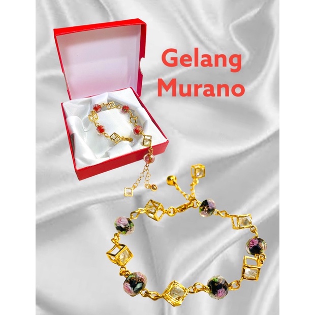 gelang murano //gelang lapis emas//gelang//perhiasan