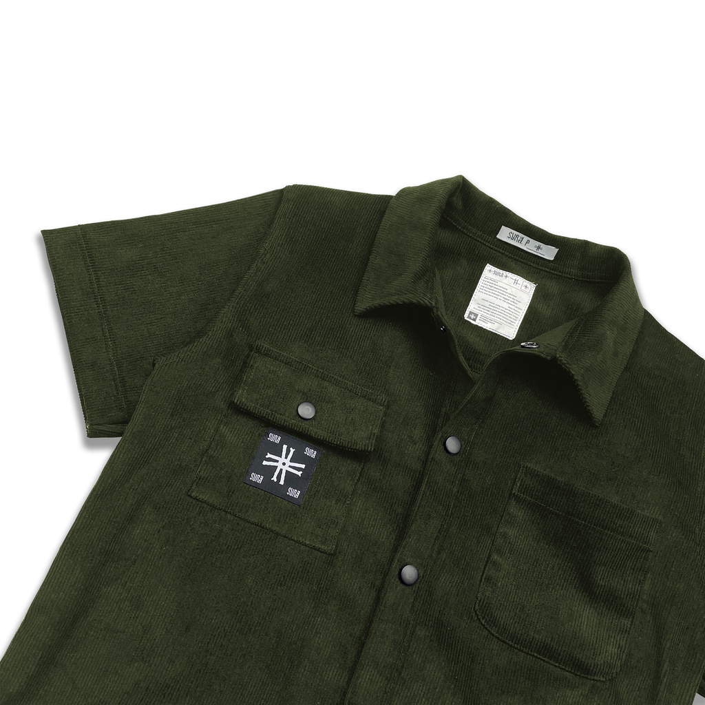 Sura Positiva - Shirt (Gragg) Corduroy Free Edge Olive