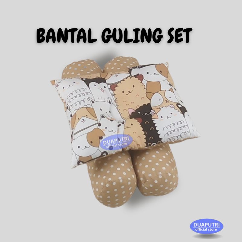 BANTAL GULING BAYI ANTI PEYANG SET / BANTAL PEYANG KOTAK / GULING BAYI