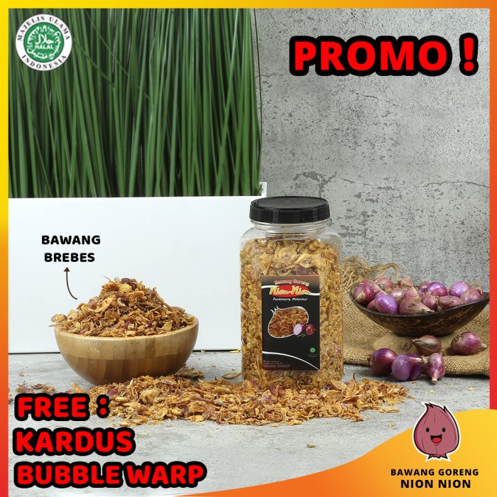 

(Paket Lengkap) Bawang Goreng Sumenep 1 KG, Bawang Goreng Pedas Gurih