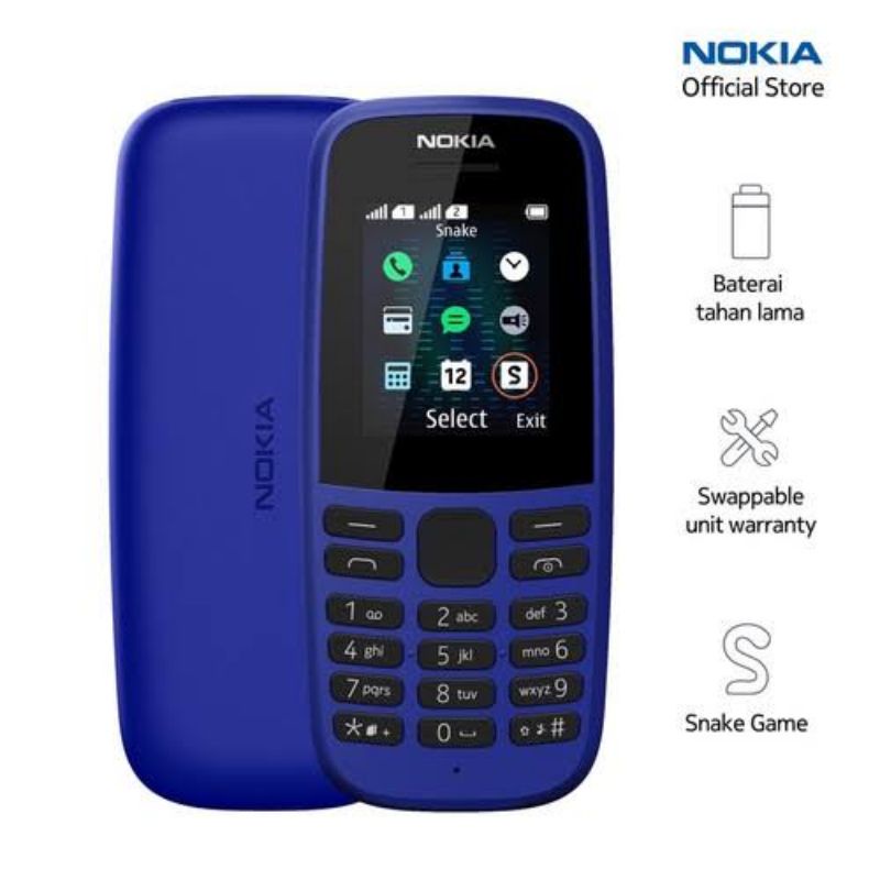 Jual Hp Nokia 105 Nokia 105 Hp Murah Bagus Hp Nokia Senter Hp Jadul ...