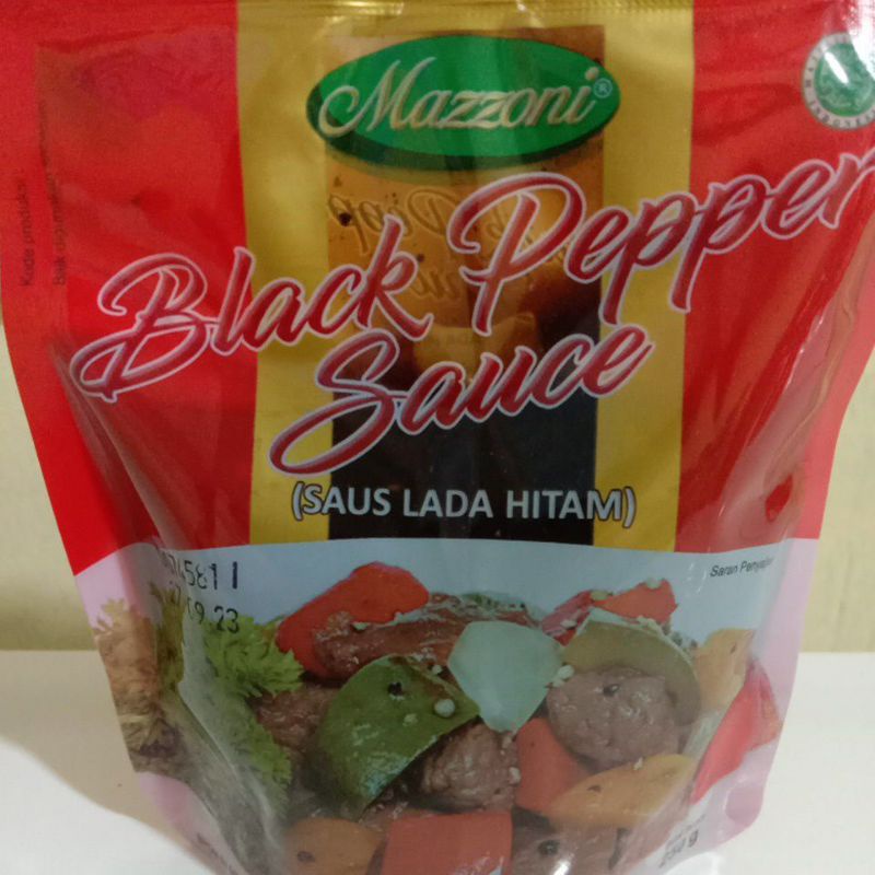 

SAUS LADA HITAM MOZZONI 250 GR, Black Pepper Suce