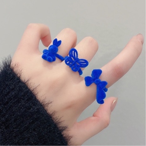 Cincin Adjustable Bentuk Kelinci Lucu Gaya Korea Untuk Wanita