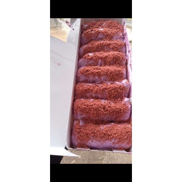 

Roti glazer taro topping redvelvet ready setiap hari kamis