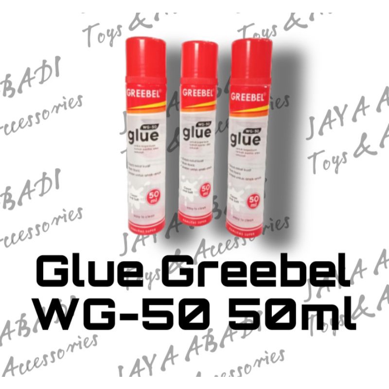 (GROSIR) Lem Glue Greebel WG-50 50ml isi 12pc