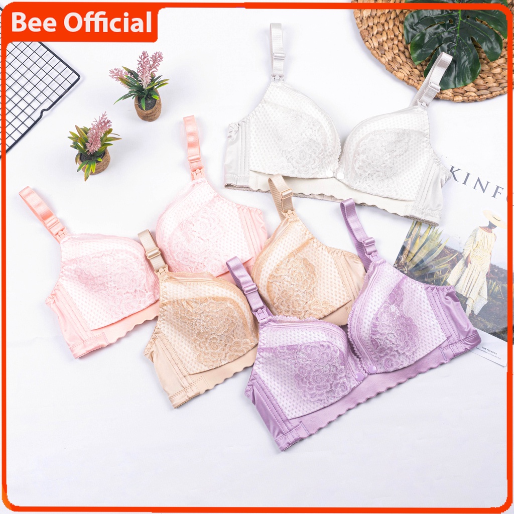 BEE - Nursing Bra Menyusui Tanpa Kawat Bh Busui Cup Besar Maternity 002