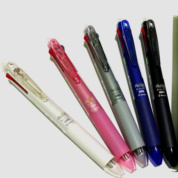 

Stas Pulpen Frixion 3 In 1 / Pilot Pen 3 In 1 Erasable Pen 100% Original
