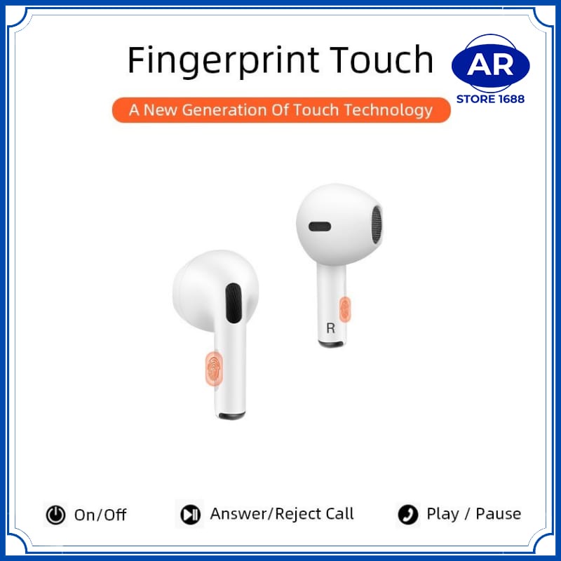 Pro 6 Music TWS Sports Earphone FreeBuds Headset Bluetooth Noise Reduction True Wireless HiFi Stereo Handsfree-AR STORE1688