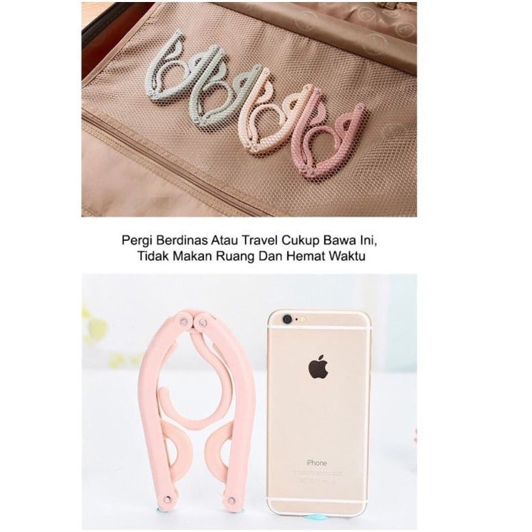 Foldinmg Clothes Hanger ORIGINAL LEBIH PRAKTIS