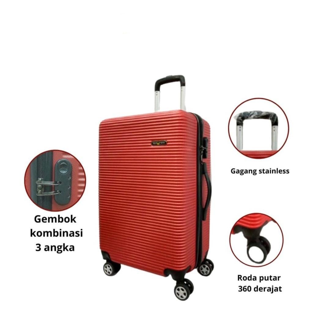 AFM Koper Fiber Hardcase Bagasi 20 Inch Travel Cross Premium