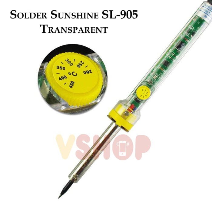 Solder Tangan Sunshine Sl-905 Transparent - Solder Iron Sunshine