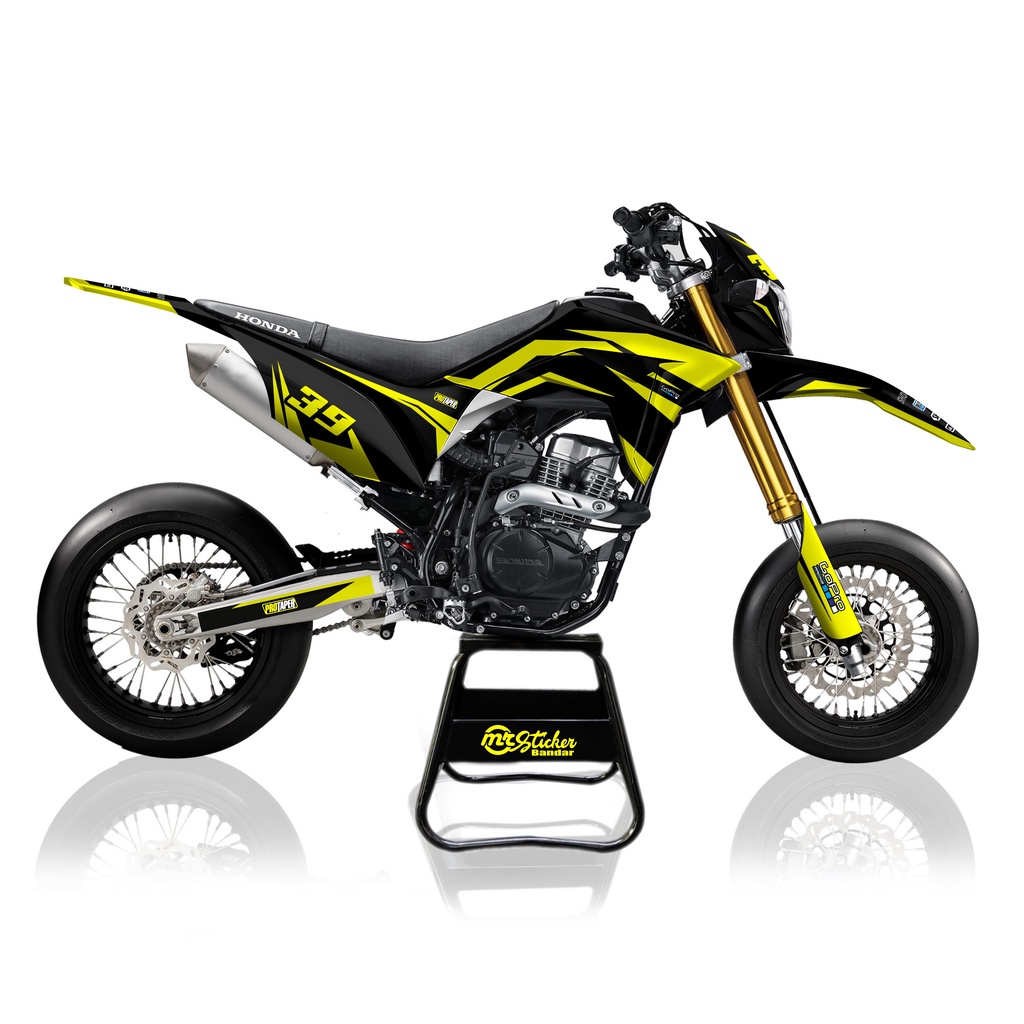Decal Sticker Dekal Stiker Honda CRF 150L Full Body Kuning Lemon