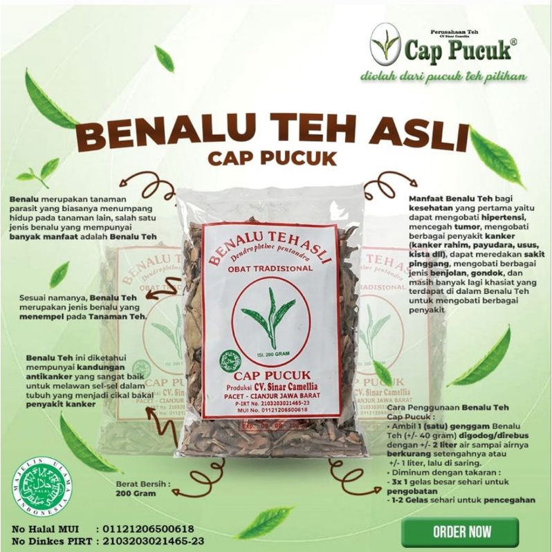 

BENALU TEH ASLI CAP PUCUK