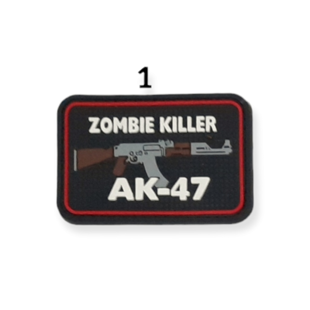 Patch Rubber Logo Sniper SS, AKM ZombiKILLER