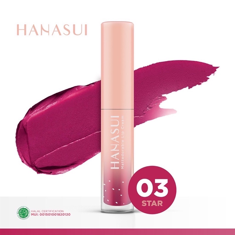 Hanasui Matterodable Lipcream - Lipcream Hanasui - BPOM