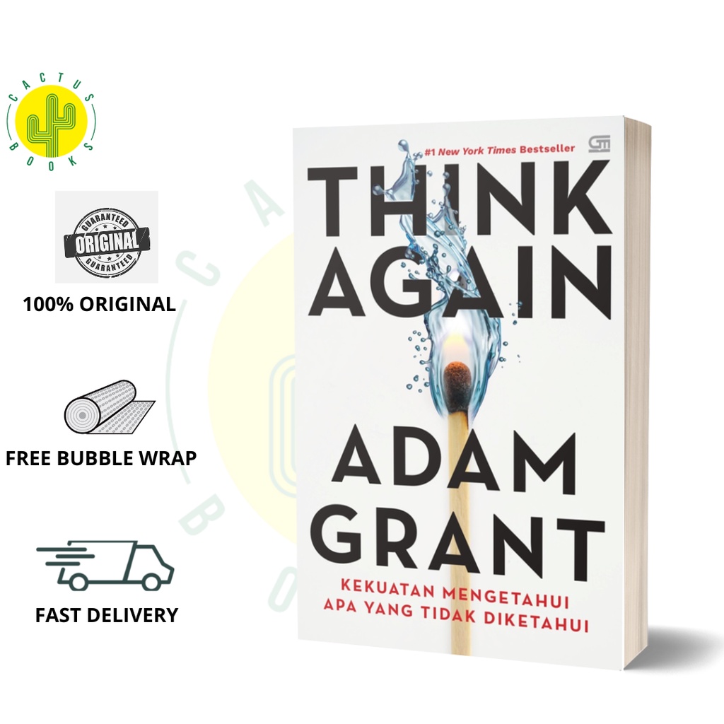 BUKU THINK AGAIN - Adam Grant